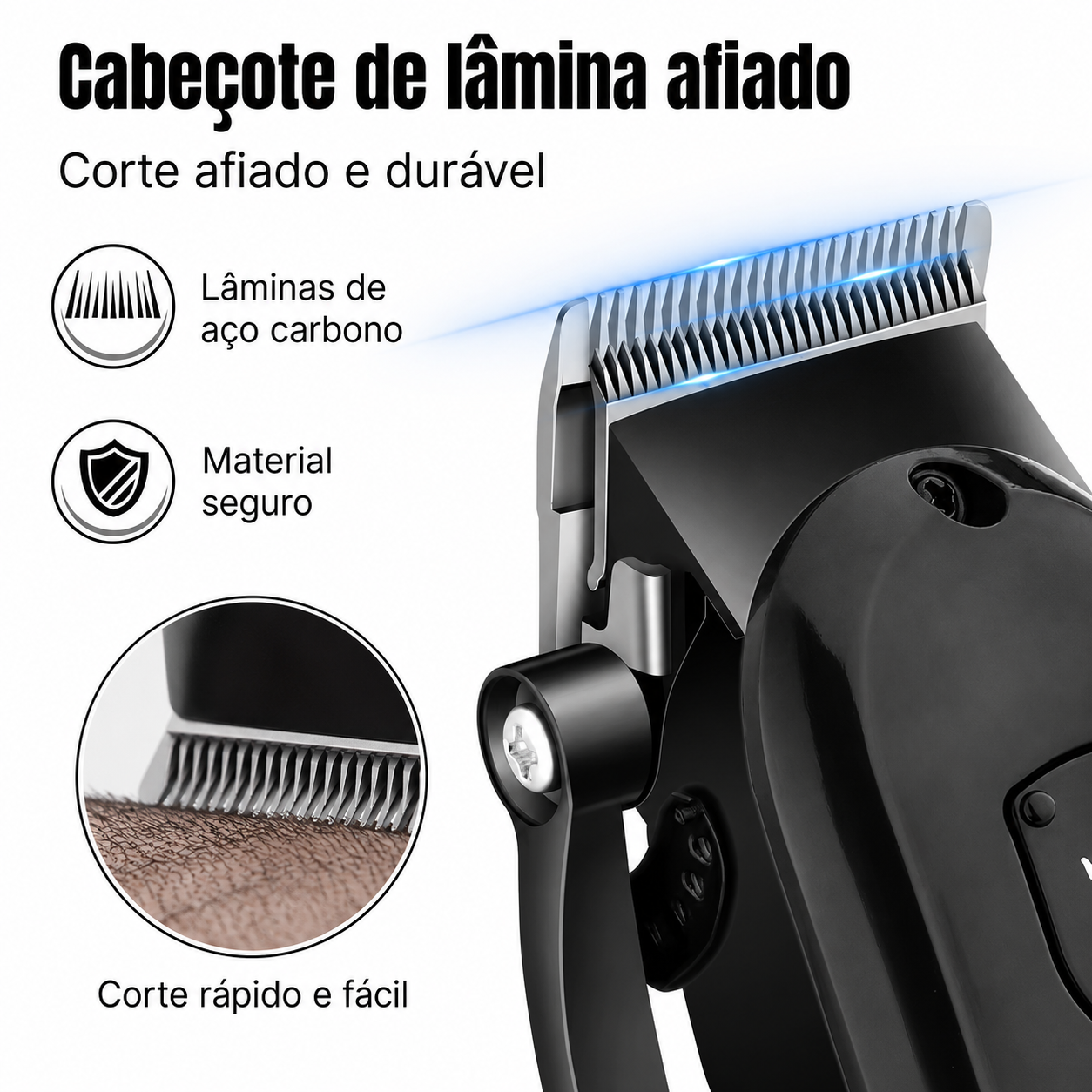 Máquina de Cortar Cabelo Profissiponal HIENA